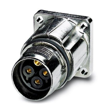 Phoenix Contact M17 Receptacle; ST-6ES1N8AW400S; Female; 7-Pin; N Key; Front Mount; Crimp Contacts